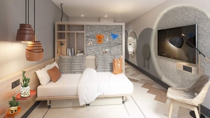 Zimmer eines Stay KooooK-Hotels