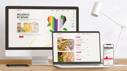 Vapiano-Webseite
