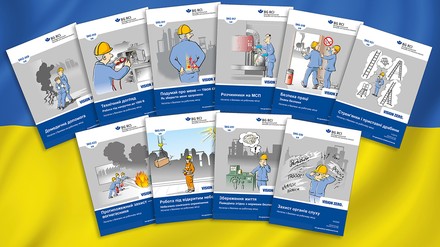 Sicherheitsunterweisungen im Arbeitsschutz in ukrainischer Sprache
