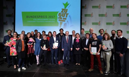 Gewinner Bundespreis 2017 für Engagement gegen Lebensmittelverschwendung
