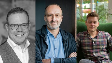 Der neue Vorstand der HSMA Deutschland (v. l. n. r): Schatzmeister Uwe Krohn, Präsident Zeèv Rosenberg und stellvertretender Präsident David-Friedemann Henning. (Fotos: © HSMA Deutschland)