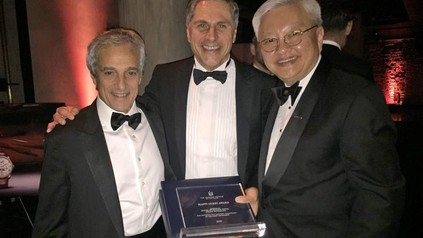 Roberto Naldi, Giuseppe Rossi und Ted Teng nebeneinander