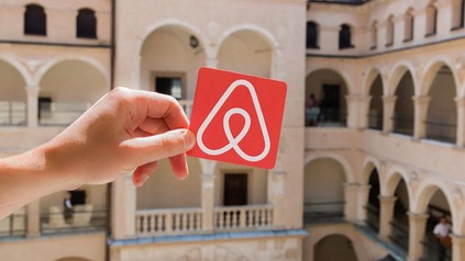 Das Logo von Airbnb