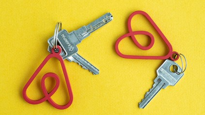 Das Logo von Airbnb