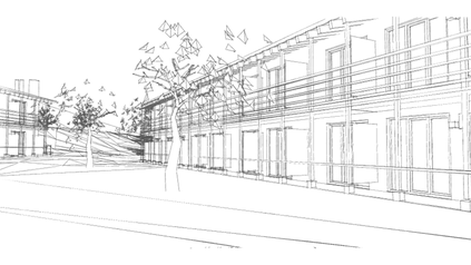 Rendering: Mitarbeiterhaus Kempinski Hotel Berchtesgaden