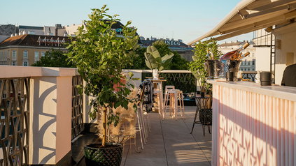 "Whispering Angel Rooftop Bar"