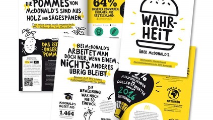 Werbemittel von McDonald's