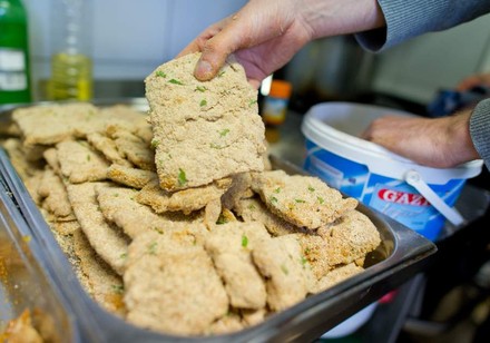 Vegetarische Soja-Schnitzel