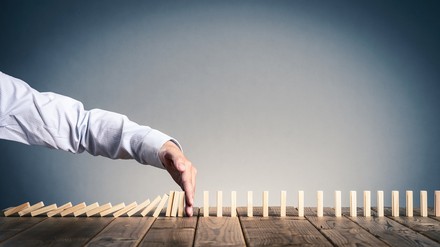 Ein insolventer Geschäftsmann