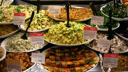 Vegan Gardein Tofu Foods Display