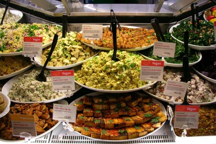 Vegan Gardein Tofu Foods Display