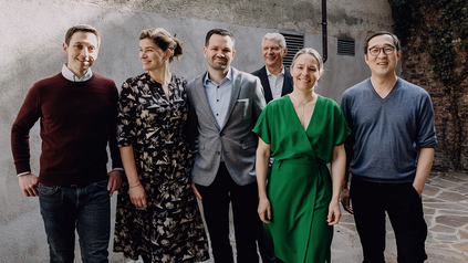 Von links: Uwe Plappert, Antje de Vries, Markus Kreß, Jean Ploner, Friederike Bothe, Tim Plasse