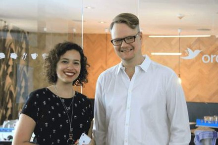 Rani Verschoor, Head of People & Culture, mit Frank Schlesinger, Head of Engineering