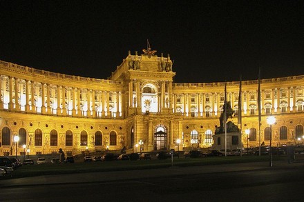 Wien Hofburg Nacht
