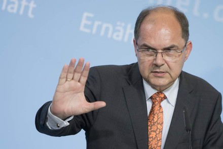 Bundeslandwirtschaftsminister Christian Schmidt bei einer Pressekonferenz am 03.08.2017 in Berlin