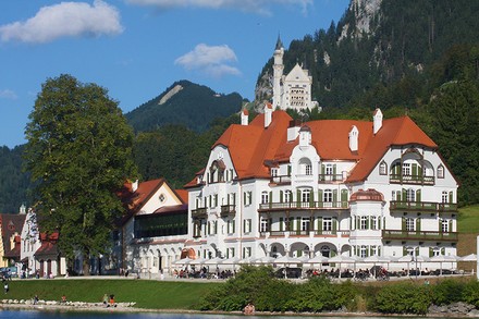 Ein Hotel direkt unter Schloss Neuschwanstein
