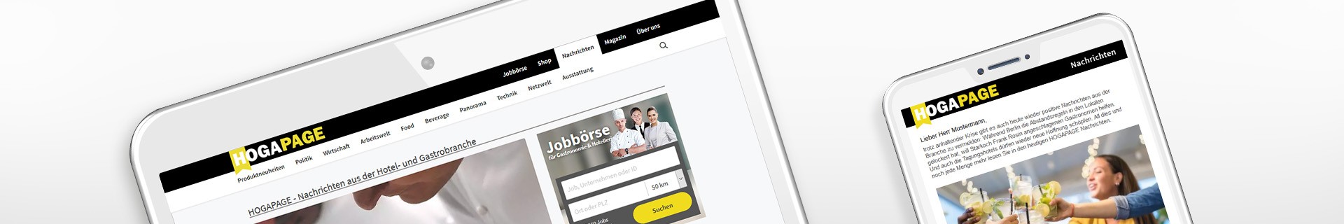 Ihr Erfolg in der Gastronomie fängt bei Hogapage an Online-Werbung mit HOGAPAGE